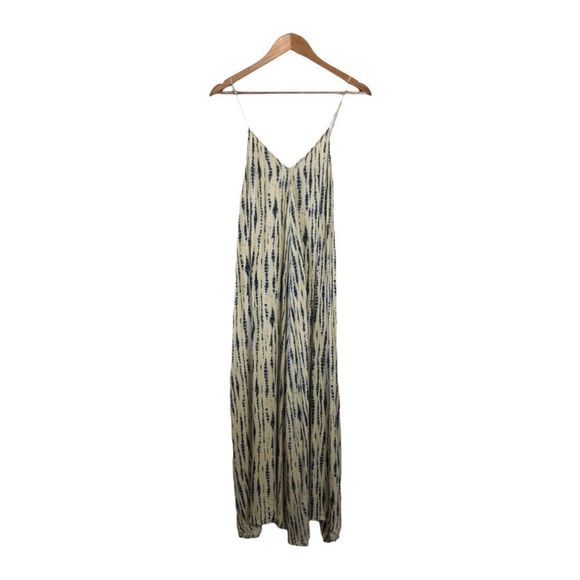 ZARA | Off White / Blue Tie Dye Maxi Dress | XS-S - Picture 2 of 10
